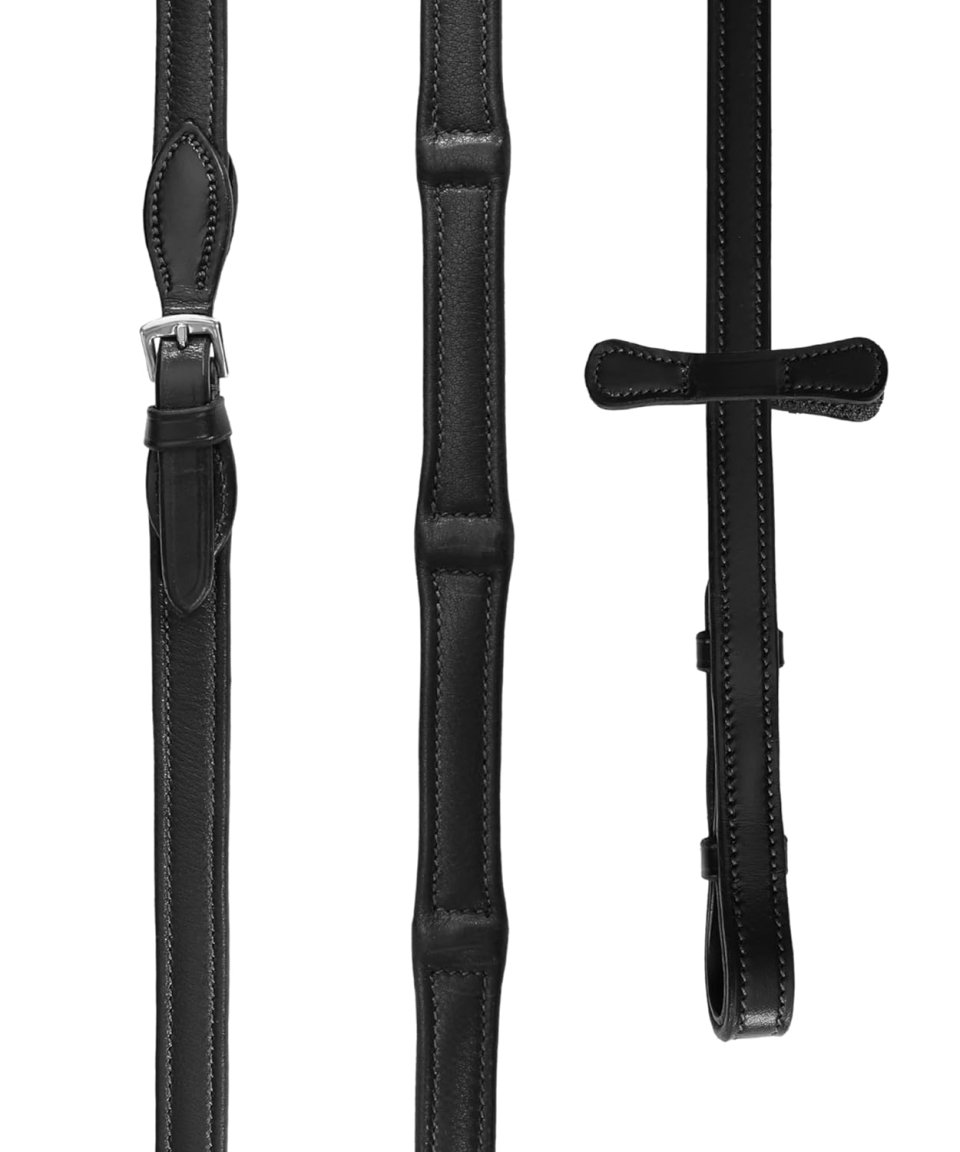 Leather Reins with hand stoppers-New
