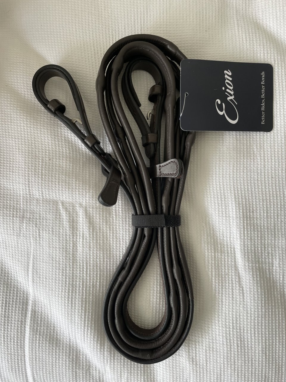 Leather Reins with hand stoppers-New