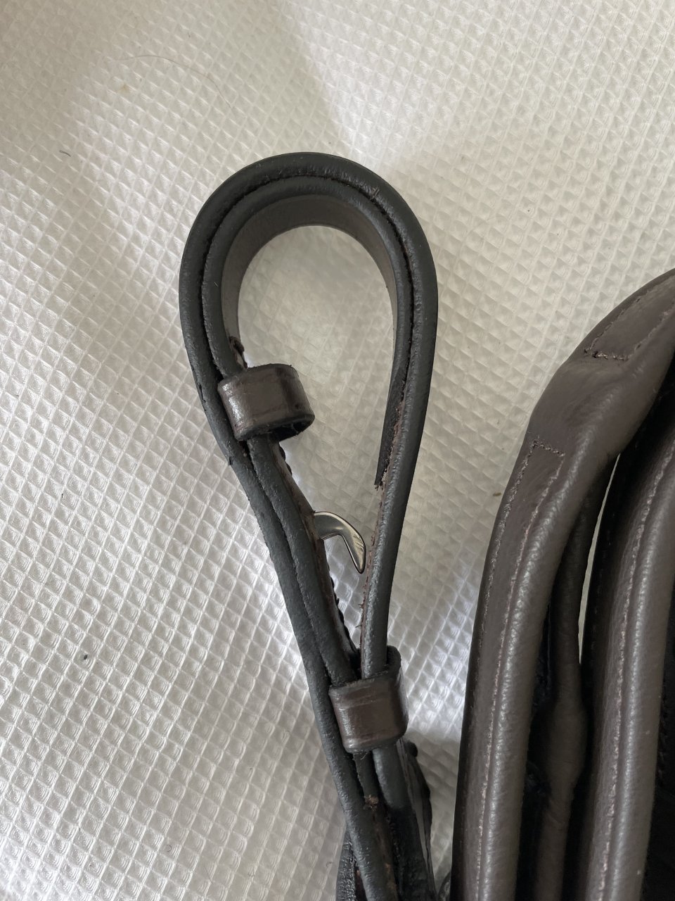 Leather Reins with hand stoppers-New
